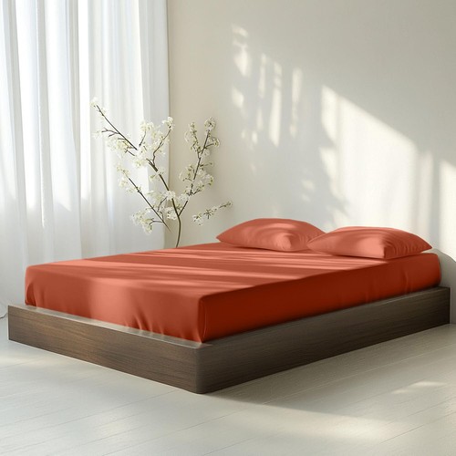 Luxury Soft Summer Cool Elastic Bed Fitted Sheet ALL SIZES IN £7.99 BUY NOW! - Picture 55 of 66