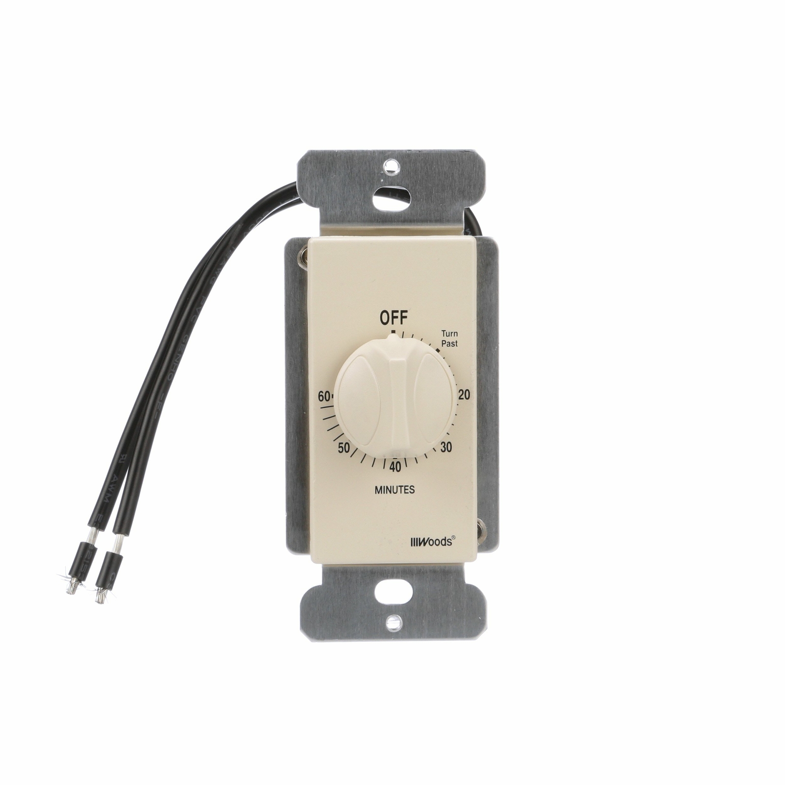 Woods 59718WD In-Wall 60-Minute Spring Wound Countdown Mechanical Timer Ligh...