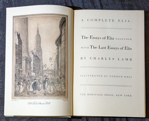 The Complete Elia: The Essays of Elia and The Last Essays of Elia Heritage Press - Picture 2 of 17