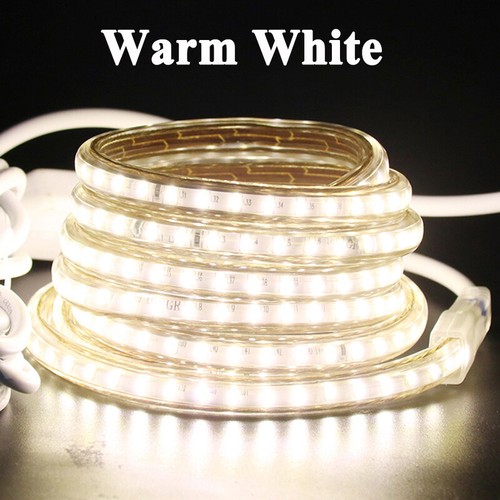 220V 230V Dimmable LED Strip Lights 3014 IP67 Waterproof Tape Rope Light+UK Plug - Picture 8 of 15