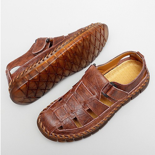 Sandalias de cuero para hombre Outdoor Fischer playas ajustables zapatosDE - Imagen 4 de 8