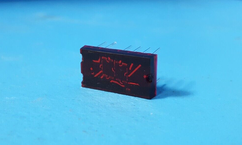 ( 2 PCS) RED DISPLAY OPTOELECTRONIC, MAN10A, Monsanto, RED, 10MA - Picture 3 of 4