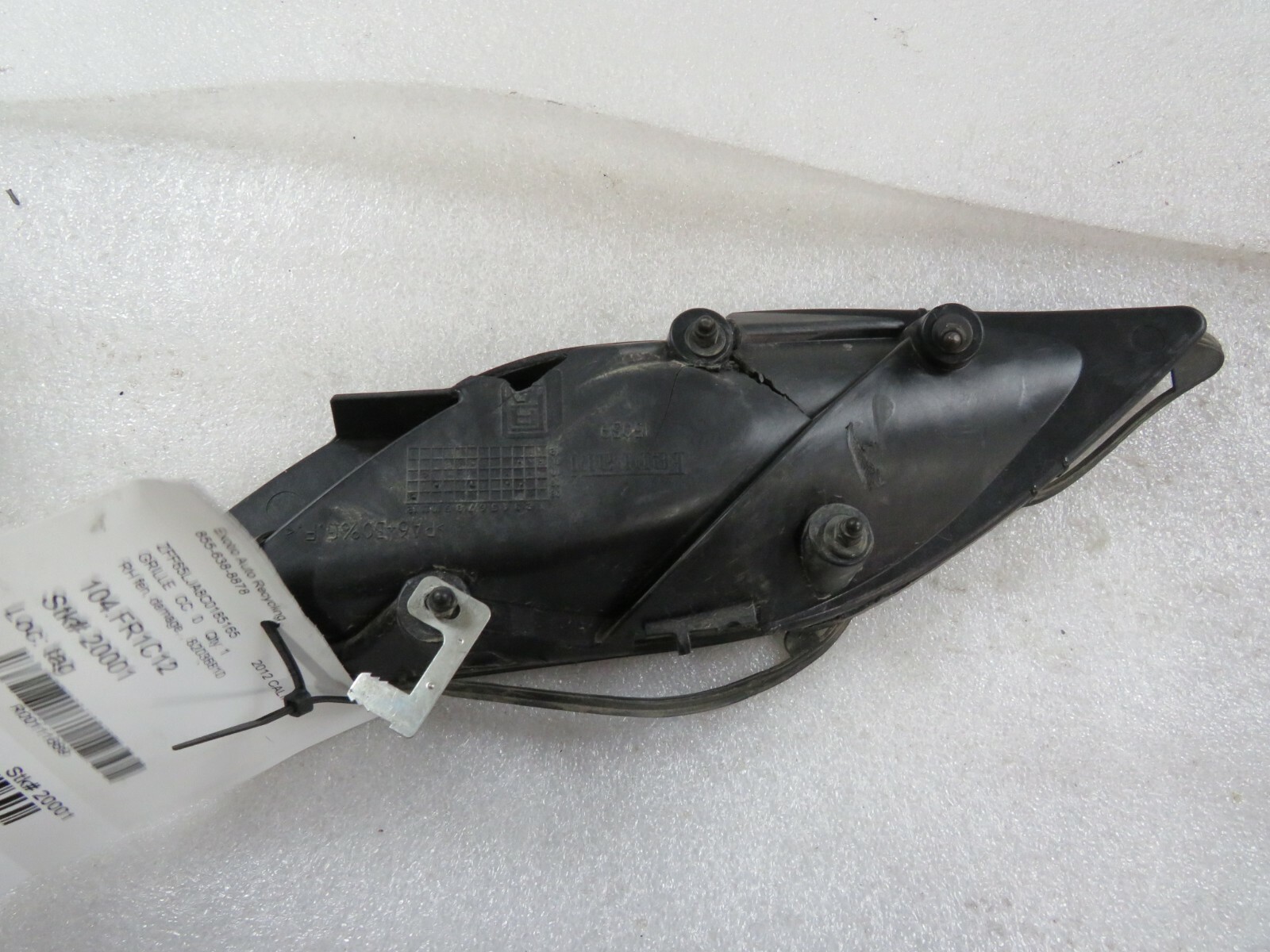 Ferrari California, RH Fender Grill ,Used, P/N 82036810