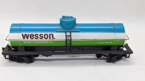 TYCO HO: WESSON TANK CAR, BLUE. HONG KONG VINTAGE - Picture 4 of 5
