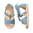 Nwt Gymboree Chambray Espadrille Shoes Sandals Wedge Toddler Girls 5,6,7,8,9,10