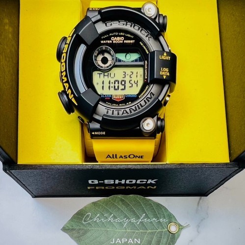 CASIO G-SHOCK FROGMAN GW-8200K-9JR Love The Sea And The Earth Yellow Watch - Picture 7 of 7
