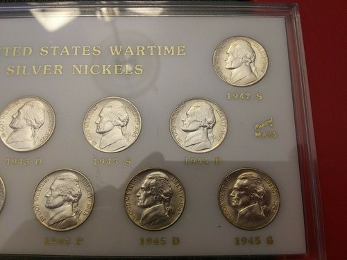 United States Wartime Silver Nickels - Exquisite Set! Curated over the years. - Picture 3 of 10