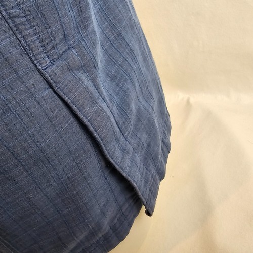 5.11 Tactical Series Shirt Mens Medium Blue Button Up Rayon Check Pocket Conceal - Picture 7 of 8