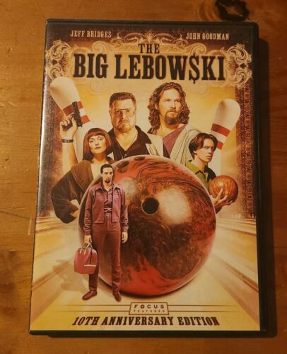 The Big Lebowski (DVD, 2008, 2-Disc Set) 10th Anniversary Set Vguc