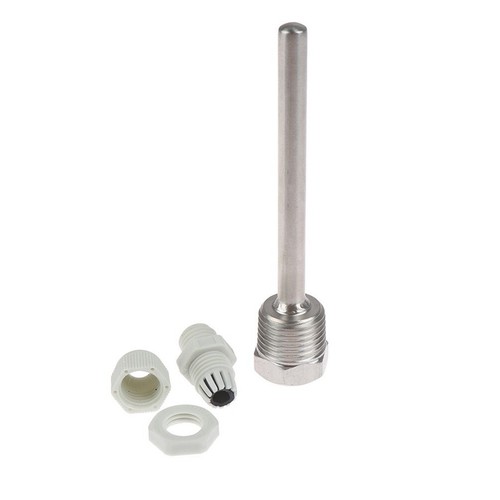1/2NPT Sonda Sensore Temperatura Acciaio Inox Pozzetto Acqua Riscaldamento Filo - Foto 9 di 14