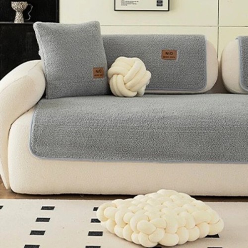 Sherpa Sofabezug Rutschfest Dekorativ Universal für Wohnzimmer und Couch - Bild 2 von 10