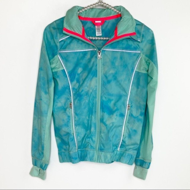 Ivivva By Lululemon Girls Size 12 Full Zip Hidden Hooded Running Active Jacket Ivivva By Lululemon Girls Size 12 Full Zip Hidden Hooded Running Active Jacket