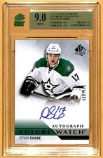 2015-16 SP Authentic  Future Watch Autograph Devin Shore RC Auto 660/999 MNT 9
