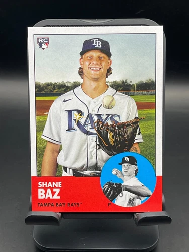 2022 Topps Archives Background ⚾SHANE BAZ Variation Rookie Card⚾ #41 Short Print
