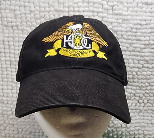 Harley Davidson Owners Group Adjustable Strap Back Hat Cap Hou-Tex Chapter