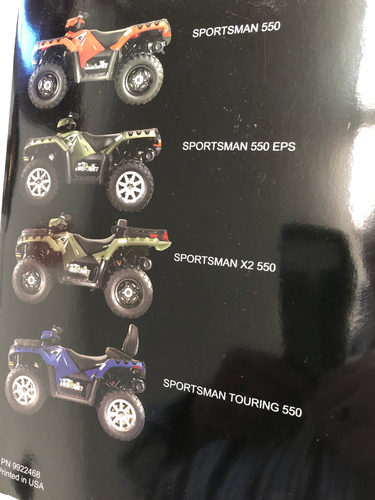 Fabricante de fabricante de equipos originales Polaris ATV Sportsman 550 dirección asistida eléctrica Touring X2 cable manual de servicio n.o 9922468 - Imagen 5 de 6