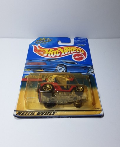 2000 Hot Wheels #117 Tee'd Off Virtual Collection (Yellow Plastic) - Picture 4 of 4