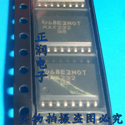 5pcs MAX232 DUAL ELA-232 DRIVERS/RECEIVERS MAX232DWR SOP16 #E6
