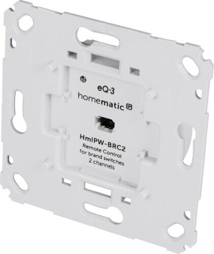 Homematic IP Wired Wandtaster für Markenschalter, 2-fach - HmIPW-BRC2 - Bild 1 von 1