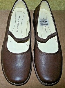 Women S Bandolino Brown Mary Jane Comfort Shoes 7m Leather Upper