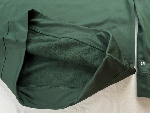 Mens Champion Hoodie Green XLarge (46 - 48) Wicking Fleece Lining - Picture 4 of 8