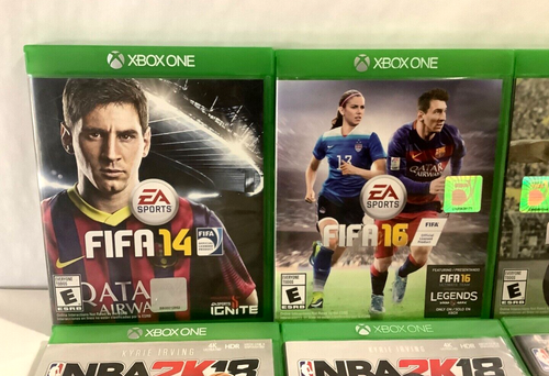 Lot 10 XBOX ONE Games NBA2K16 & 18, FIFA14/16/17/18, MADDEN NFL 17 & NFL 18 - Picture 3 of 7