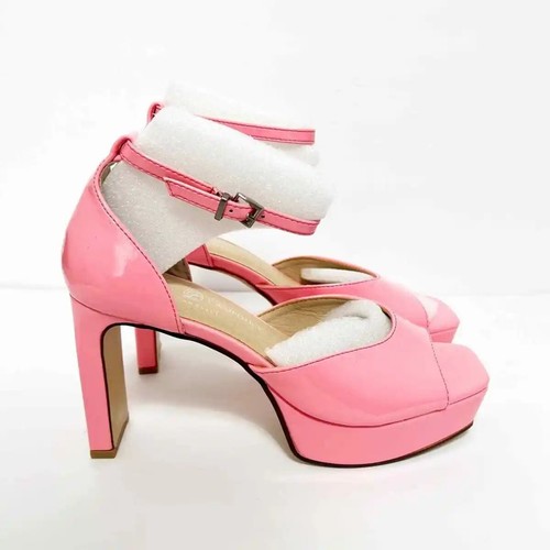 Tiana Pink Platform Shoes heel women heeled buckle strap ankle Chinese Laundry - Picture 5 of 19