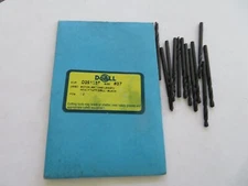 12 pcs GREENFIELD DOALL #37 HSS 135 Split Point Screw Machine Stub Drills USA