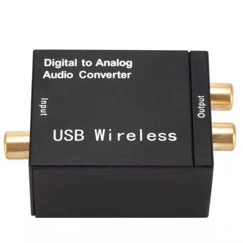 Adaptador convertidor de audio óptico coaxial Toslink digital a analógico RCA L/R G P7V3 - Imagen 10 de 11
