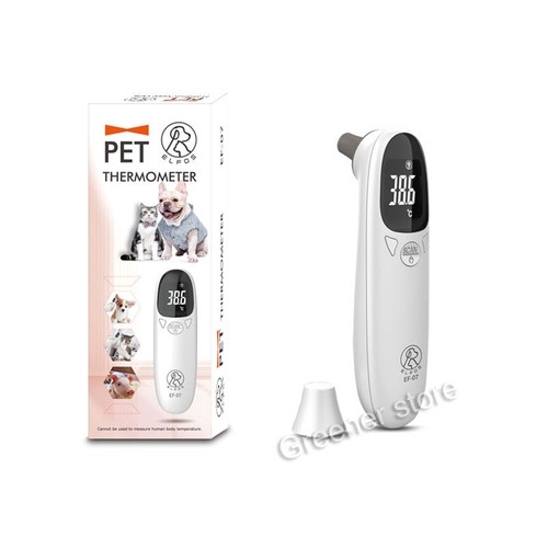 Infrarossi Animale Termometro Ricaricabile Pet Orecchio Per Cat Veterinario Casa - Picture 12 of 12