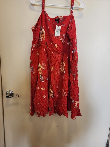 Torrid Red Floral Challis - Bild 1 von 3