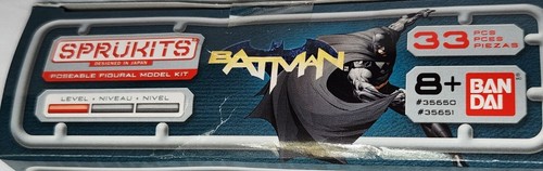 SPRUKITS Poseable Figure Model Kit BATMAN BANDAI 2014 Japan Level 1 - Picture 5 of 10