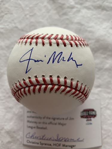 Jim Maloney OMLB ball autograph signed Cincinnati Reds B 3 No Hitters