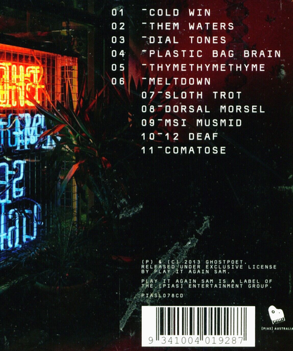 Ghostpoet - Some Say I So I Say Light - Obaro Ejimiwe - 2013 NEU Dijipak CD - Bild 2 von 2