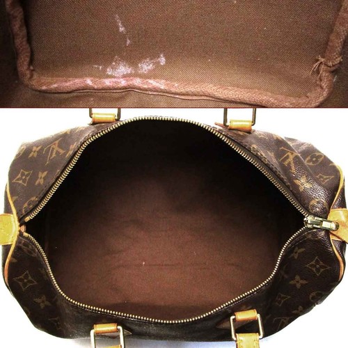 Louis Vuitton Boston Bag M41524 Monogram Speedy 35 Brown Used Grade: A - Picture 3 of 5