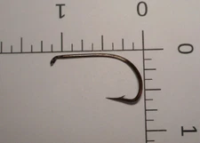 MUSTAD & SON 1/0 HAMECONS IRLANDAIS HOOKS FORGED REVERSED BRONZED NORWAY 446
