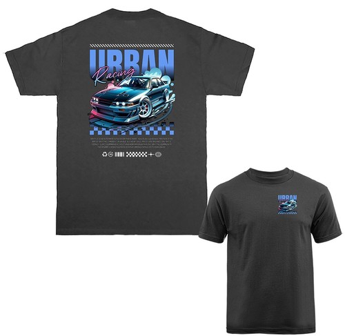 Camiseta Urban Racing Drift Importada Afinada Personalizada Gráfica Coche Deportivo - Imagen 5 de 17