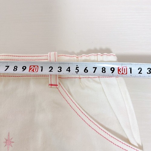 Mezzo Piano Skirt White Pleats Rabbit Bear Pink Heart Glitter Approx. H 130cm JP - Picture 12 of 24