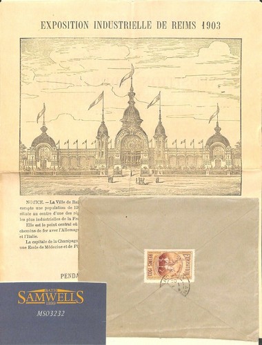FRANCE Cover REIMS INDUSTRIAL EXHIBITION Original Contents 1903 {samwells}MS3232 - Picture 8 of 16