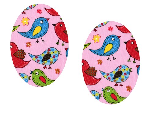 Fabric Repair Iron/Sew on Knee/Elbow/Applique Patch Crafts/Jeans/Cards OVAL x 2 - Picture 5 of 66