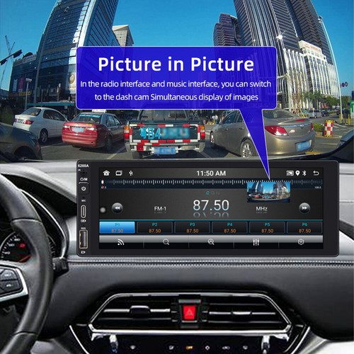 Radio estéreo para automóvil inalámbrica única 1DIN 6.9" Android pantalla táctil para automóvil GPS Wifi - Imagen 7 de 14