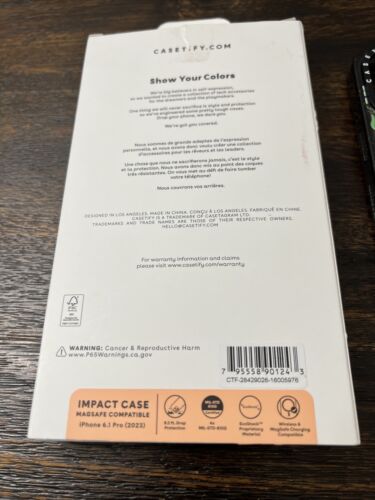 CASETiFY Impact Case With Magsafe for Apple iPhone 15 PRO Ditsy Florals USED - Picture 3 of 9