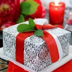 Black White Damask 10 pcs Cake FAVOR BOXES 4"x4"x2" Wedding Decorations GIFT