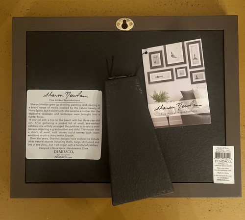 “Loyal And True” by Sharon Nowlan Framed Pebble Wall or Table Art 8x10 Nature - Picture 3 of 3