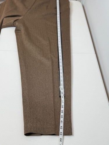 Larry Levine Womens Plus 20W Brown 2pc Pantsuit Blazer Trouser Career Set - Picture 12 of 18