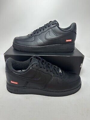 supreme air force 1 black size 9