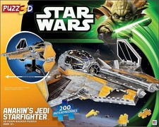 Star Wars Puzz3d Anakin S Jedi Starfighter Foam Backed 3d Puzzle Milton Bradley 47754188653 Ebay