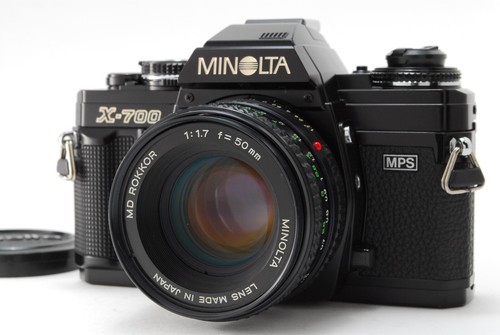 【N MINT+++】MINOLTA X700 35mm Film Camera MD 50mm f/1.7 Lens From JAPAN