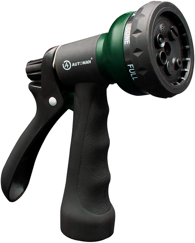 -Garden-Hose-Nozzle, ABS Water Spray Nozzle with 7 Adjustable Watering Patterns, - Picture 8 of 12