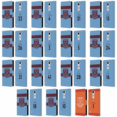 WEST HAM UNITED FC 2020/21 PLAYERS AWAY KIT LEATHER BOOK CASE FOR LG PHONES 2 - 第 1/17 張圖片